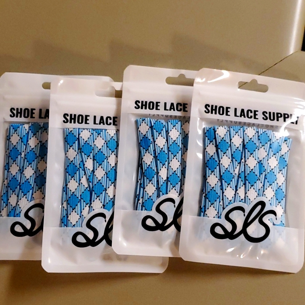 Carolina plaid shoe laces (limited edition)